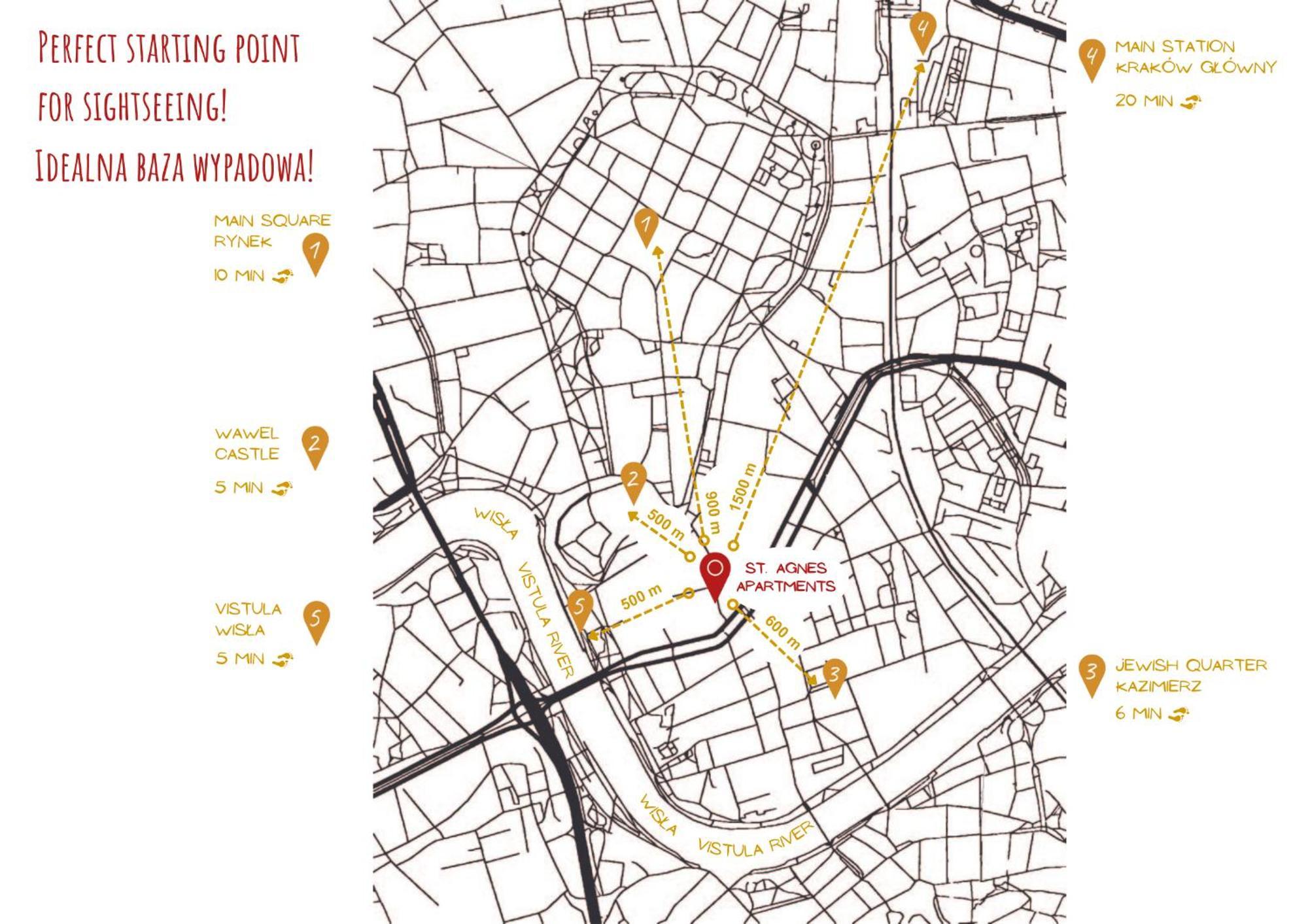 St Agnes Apartments Old Town คราคูฟ ภายนอก รูปภาพ
